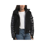 S13 Bomber Jacket With Knit Waistband And Nylon Sleeves