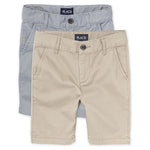 2 The Children’s Place Boys Stretch Chino Shorts