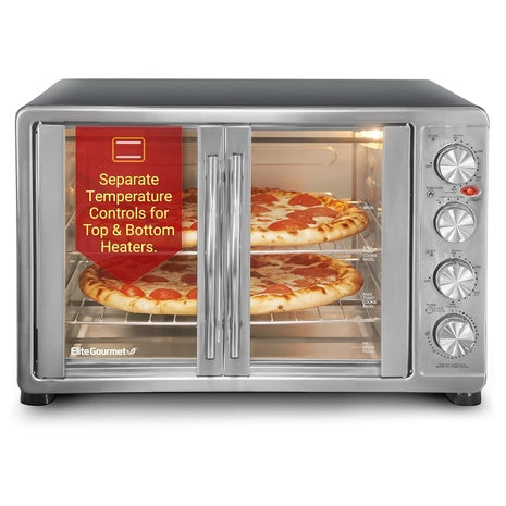 Elite Gourmet French Door 18-Slice Convection Oven
