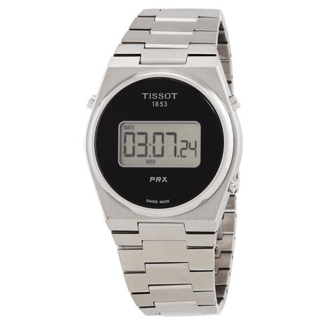 Tissot Men's Digital PRX Stainless Steel Bracelet 40mm Watch