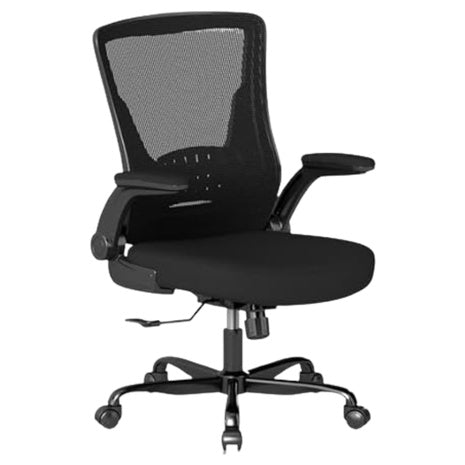 Vomena Ergonomic Office Chair With Flip-Up Armrests