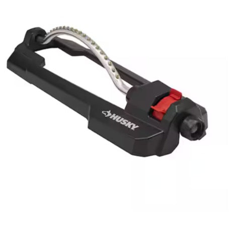 2-Pack Husky 4000 Sq. Ft. Poly Base Oscillating Sprinkler
