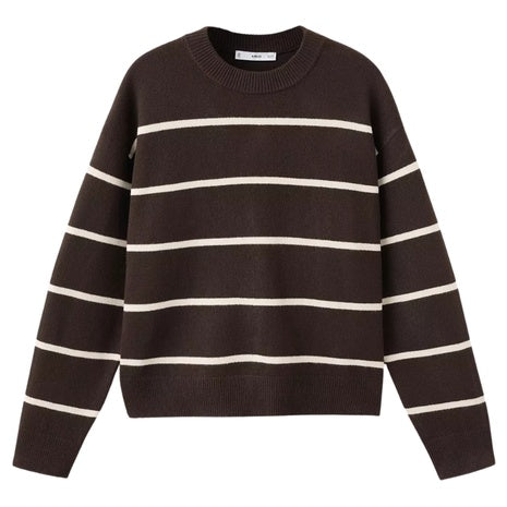 Mango Women's Knit Striped Sweater