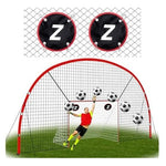 3-in-1 21x10ft Soccer Rebounder Net With 2 Targets