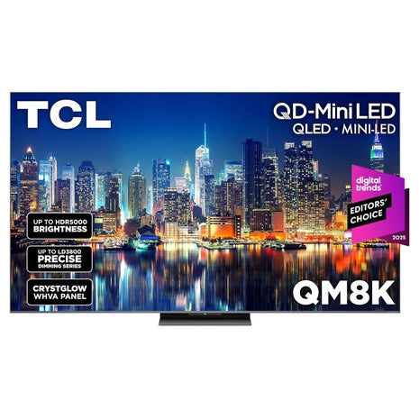 TCL 75″ Class QM8K Series Mini LED QLED 4K HDR TV