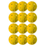 12 Franklin Sports Indoor Pickleballs (2 Colors)