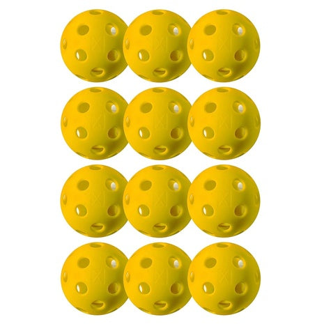 12 Franklin Sports Indoor Pickleballs (2 Colors)