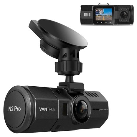 Vantrue N2 Pro 1080p Dual Dashboard Cam With Infrared Night Vision
