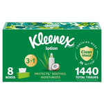 8 Boxes of Kleenex Lotion Facial Tissues with Coconut Oil