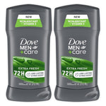 2 Dove Men+Care Extra Fresh Men's Antiperspirant Deodorant Sticks