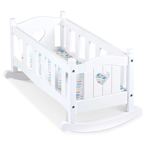 Melissa & Doug Mine to Love Wooden Play Cradle for Dolls