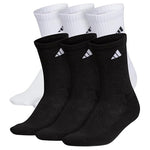 6 Pairs Adidas Men’s Athletic Crew Socks