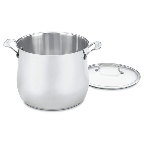 Cuisinart 12 Quart Stainless Steel Stockpot with Glass Lid
