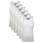 6 Gildan Men’s Tank Top Undershirts