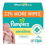 1,344 Pampers Sensitive Baby Wipes