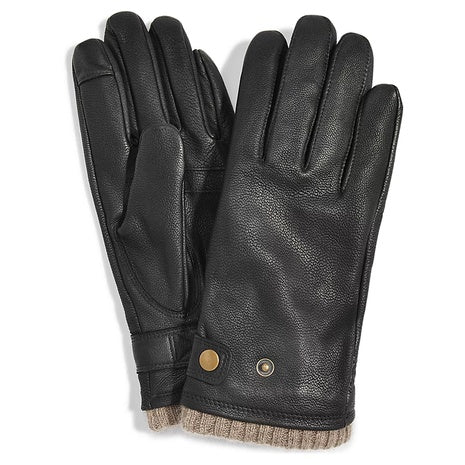 Men's Quilted Cashmere Gloves