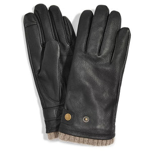 Men's Quilted Cashmere Gloves