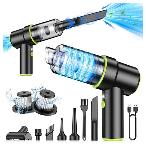 2-in-1 Cordless Car Vacuum & Air Duster