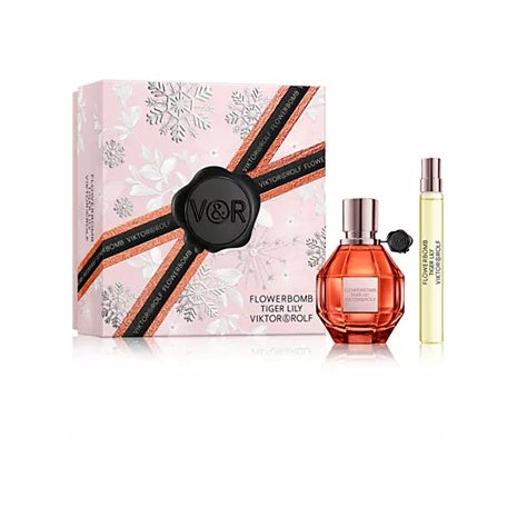 Viktor & Rolf Women's Flowerbomb Tiger Lily Eau de Parfum Mini Fragrance & Travel Spray Gift Set