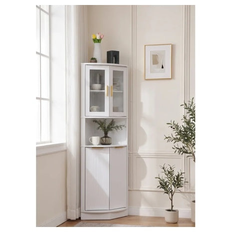 65.7'' Grove Gravity Tall Corner Cabinet With Spacious Storage