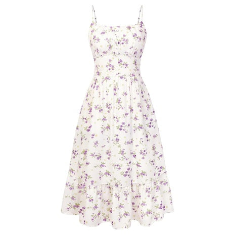 Women's Vintage Floral Midi Tea Party Cocktail Dress (Various)