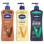 3 Bottles of Vaseline Intensive Care Body Lotion
