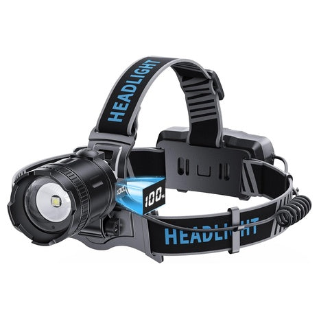 2000 Lumens Rechargeable LED Headlamp with Sensor