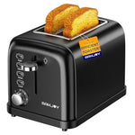 Ramjoy 900W 7 Shade Settings Stainless Steel 2-Slice Toaster