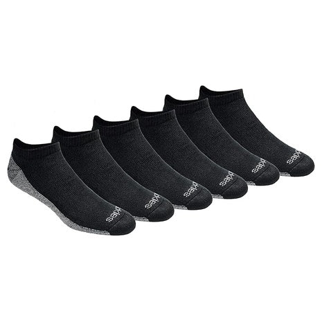 6-Pairs Dickies Men's Dri-Tech Moisture Control No Show Socks