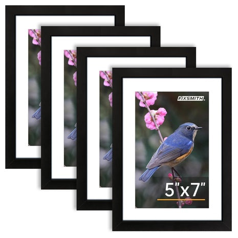 4-Pack 5x7 Picture Frame Set