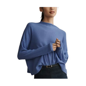 Cashmere Mock-Neck Sweater