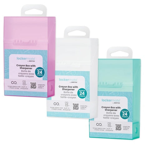 LockerMate Crayon Box with Sharpener