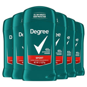 6-Pack Degree Men Sport Antiperspirant Deodorant