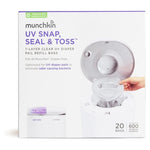 20 Munchkin UV Diaper Pail Refill Bags