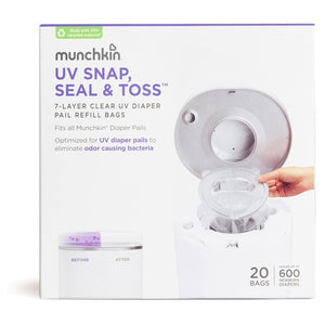 20 Munchkin UV Diaper Pail Refill Bags