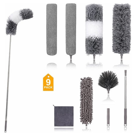 9-Piece Extendable Microfiber Duster Set