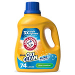 74 Loads Arm & Hammer Plus OxiClean Ultra Stain Fighters Liquid Laundry Detergent