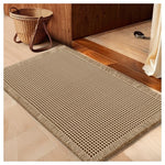 32" X 20" Boho Woven Modern Bath Mat Rugs