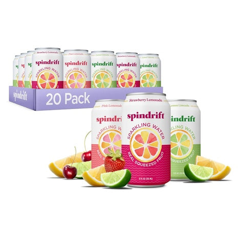 20 Cans Spindrift Lemonade Variety Pack