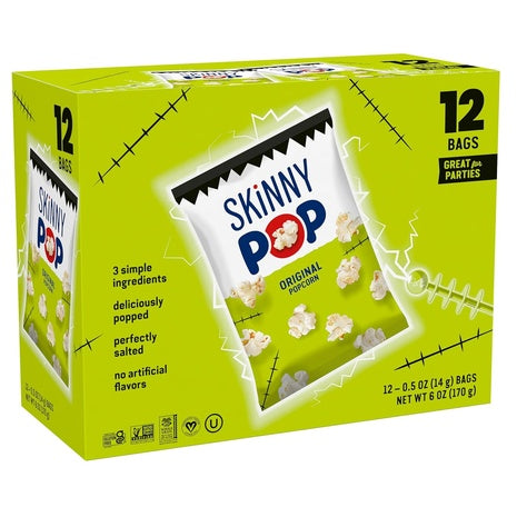 12 SkinnyPop Original Popcorn Bags