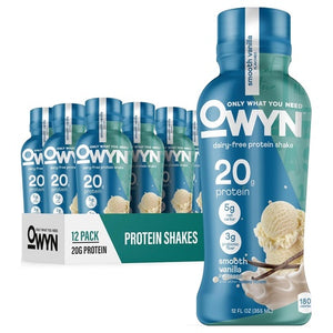 12-Pack OWYN 20g Protein Shakes Smooth Vanilla (OU-DE)