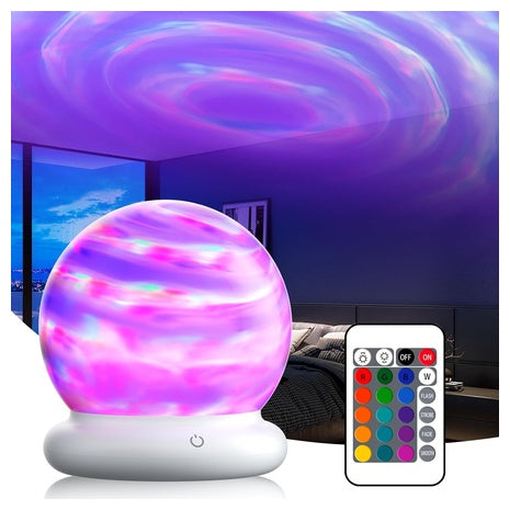 Aurora Projector Night Light with Remote