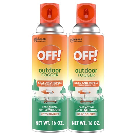 2-Pack OFF! Outdoor Mosquito & Insect Fogger