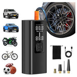 Portable Tire Inflator with Pressure Gauge