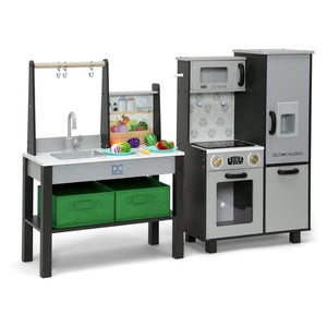 Delta Children Wooden Corner Play Kitchen Playset