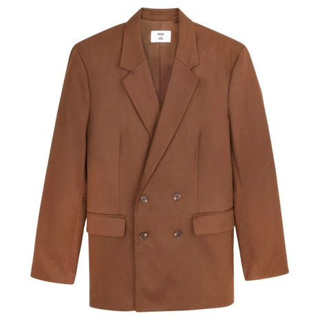 Mode Of One Men's Relaxed Fit Double Breasted Blazer