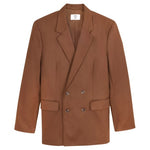 Mode Of One Men's Relaxed Fit Double Breasted Blazer