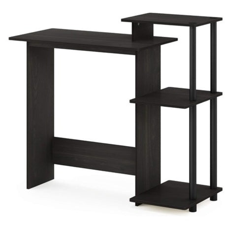 Furinno Efficient Home Computer Desk With Square Shelves