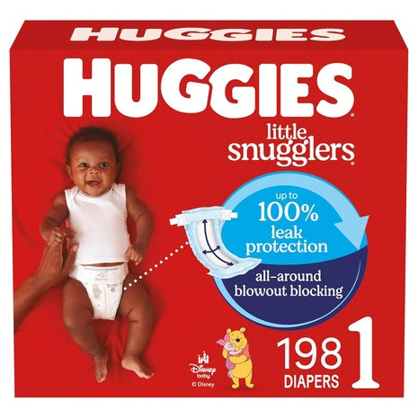 594 Huggies Size 1 Little Snugglers Diapers