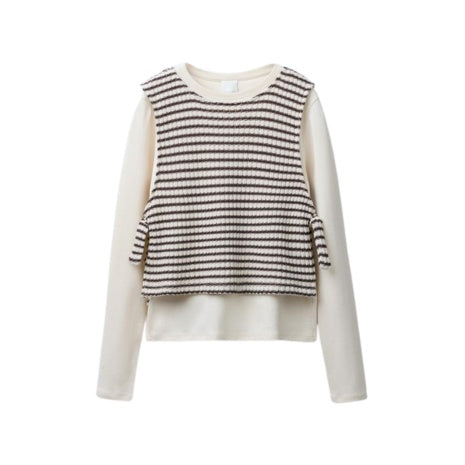 Girls' Vest Combo Shirt